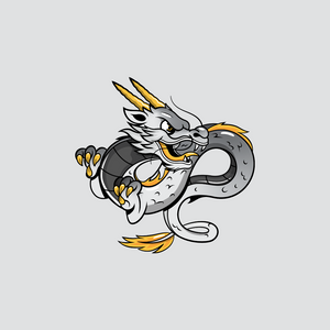 DRAGON MASCOT STICKER